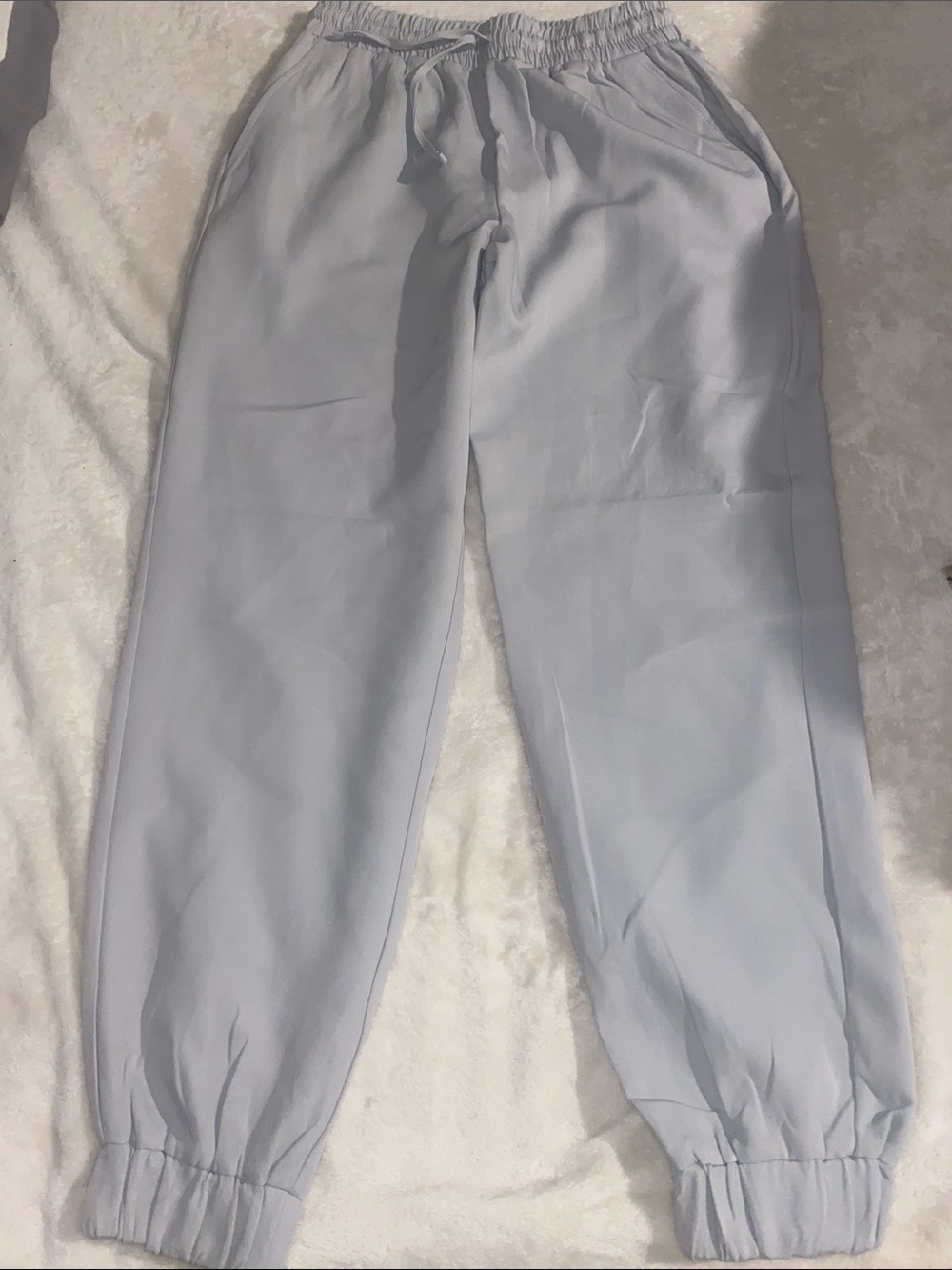 Forever 21 Light Gray Men's Drawstring Joggers